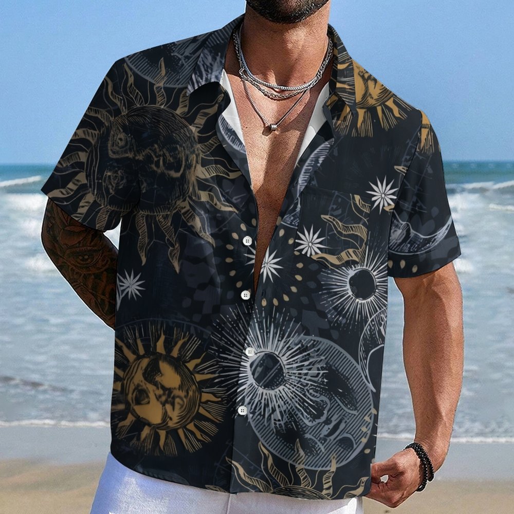 Retro Sun God Geeky Shirt