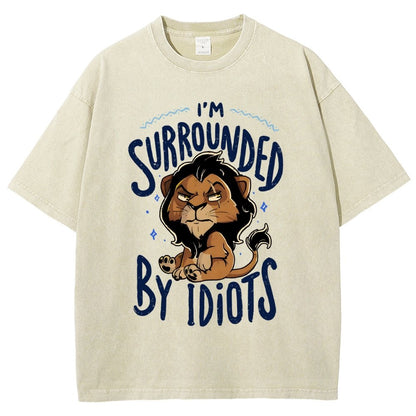 Surrounded by Idiots Vintage Distressed T-shirt
