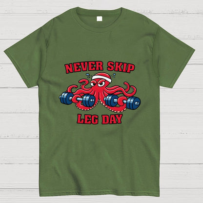 Octo-Leg Day Geek T-Shirt