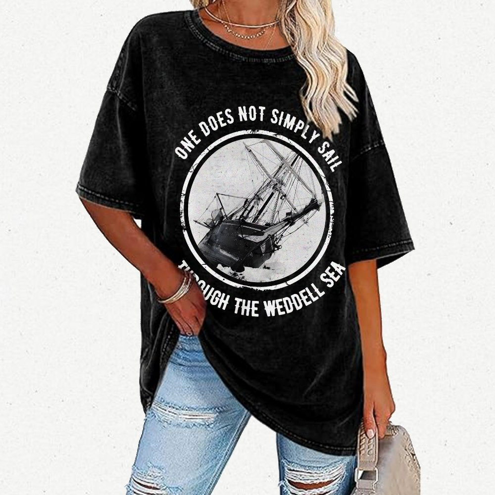 Shackleton Endurance Weddell Sea Vintage Distressed T-shirt