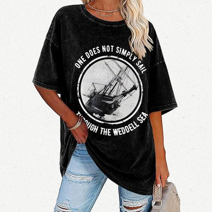 Shackleton Endurance Weddell Sea Vintage Distressed T-shirt