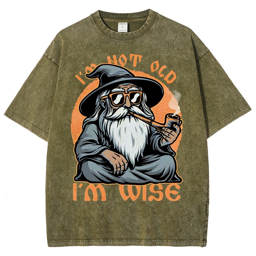 Wise Old Wizard Vintage Distressed T-shirt