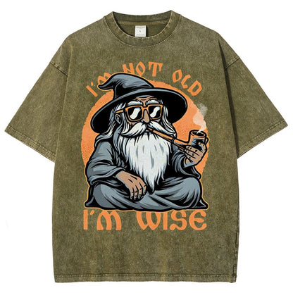 Wise Old Wizard Vintage Distressed T-shirt