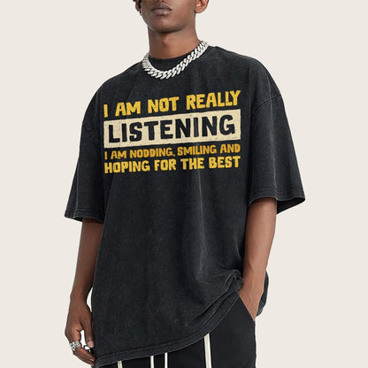 Hoping For The Best Vintage Distressed T-shirt