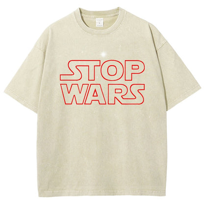 Stop Wars! Vintage Distressed T-shirt
