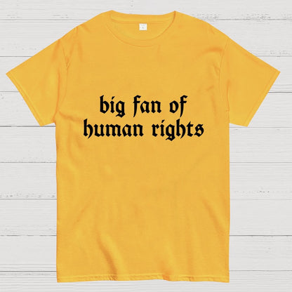 Big Fan of Human Rights Geek T-Shirt