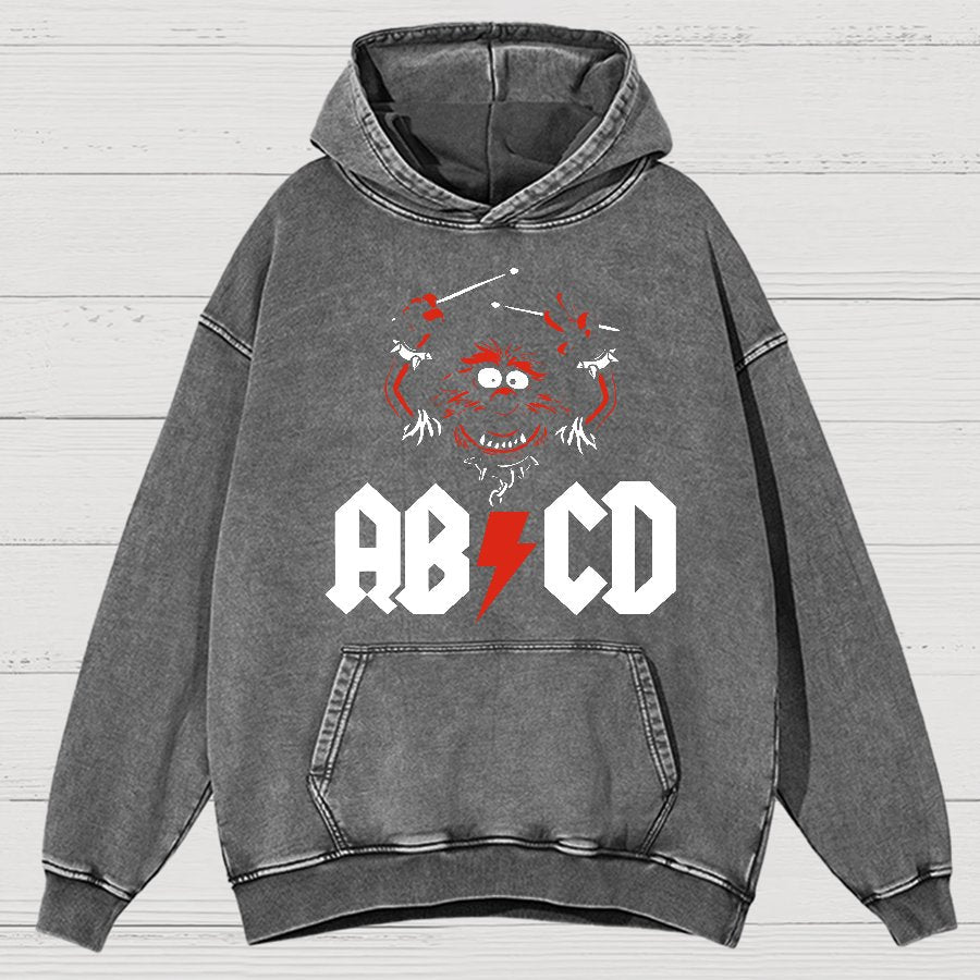 Rock Music Vintage Distressed Hoodie