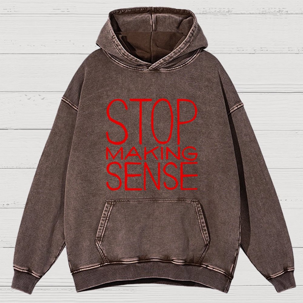 Stop Making Sense Vintage Distressed Hoodie