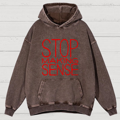 Stop Making Sense Vintage Distressed Hoodie