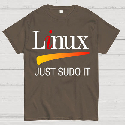 Linux Lover Tee Just Sudo It Funny Slogan Geek T-Shirt