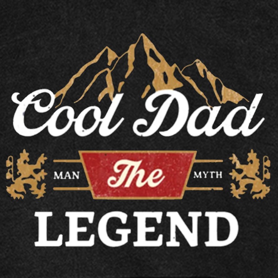 Cool Dad The Legend Vintage Distressed Hoodie