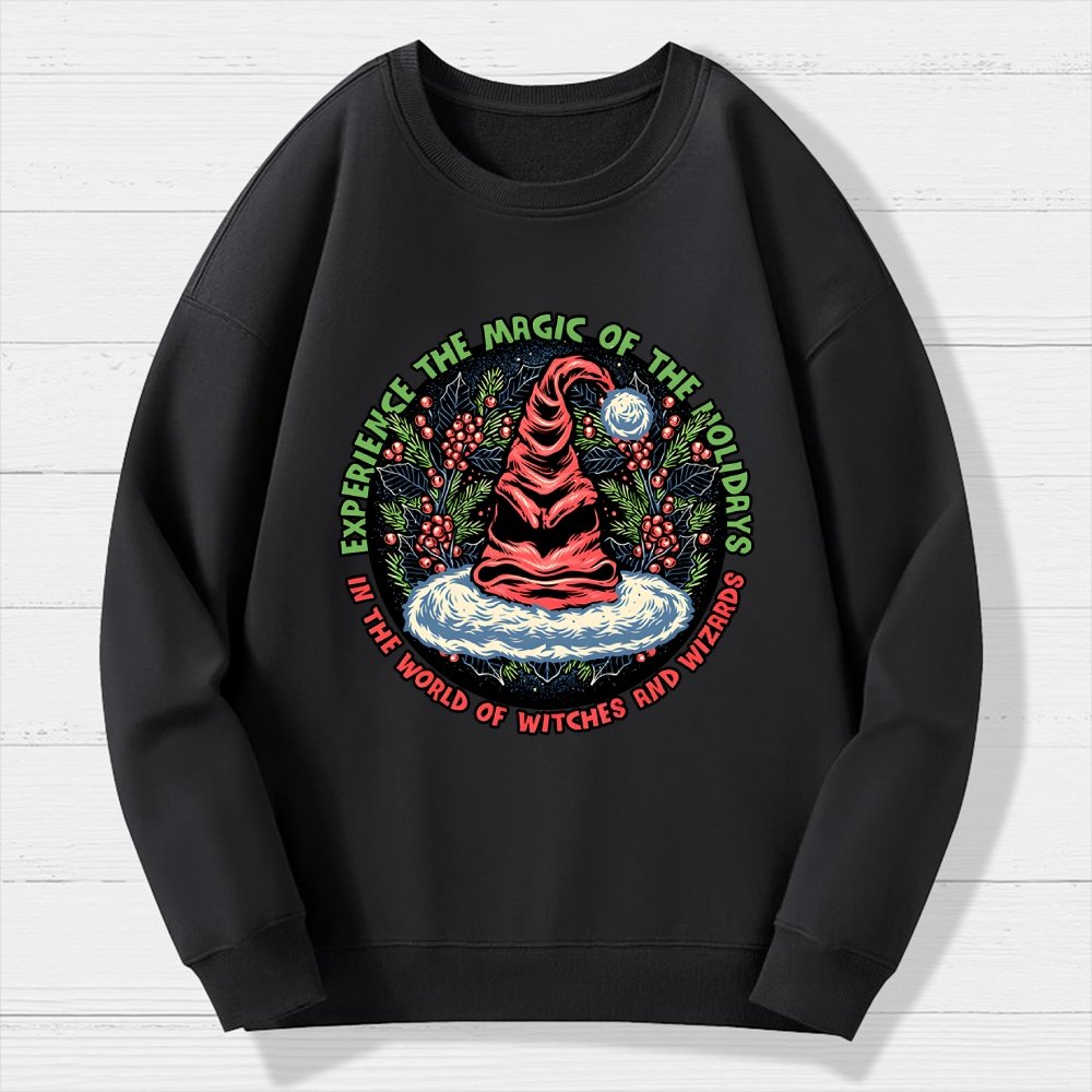 Magic of the Holidays Geek Cotton Sweatshirt