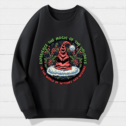 Magic of the Holidays Geek Cotton Sweatshirt