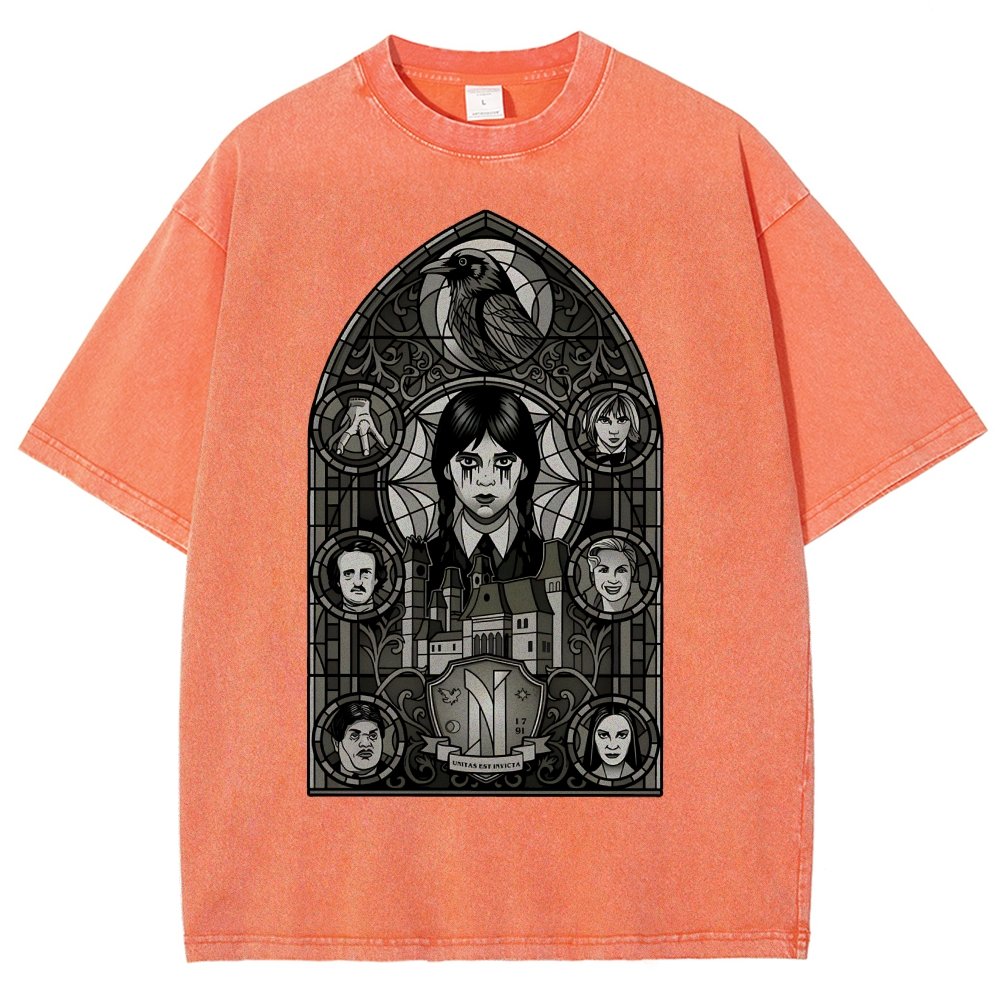 Stained Glass of Outcasts Vintage Distressed T-shirt