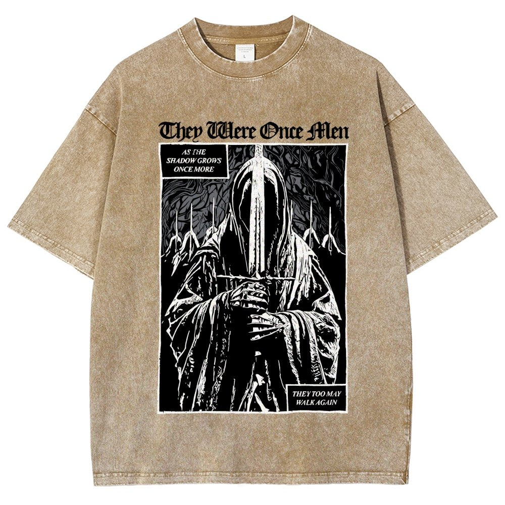They Were Once Men Vintage Distressed T-shirt