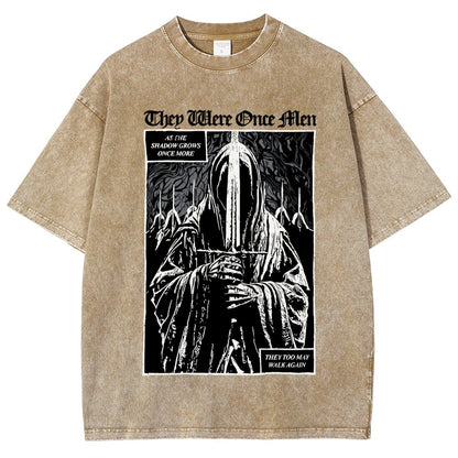 They Were Once Men Vintage Distressed T-shirt