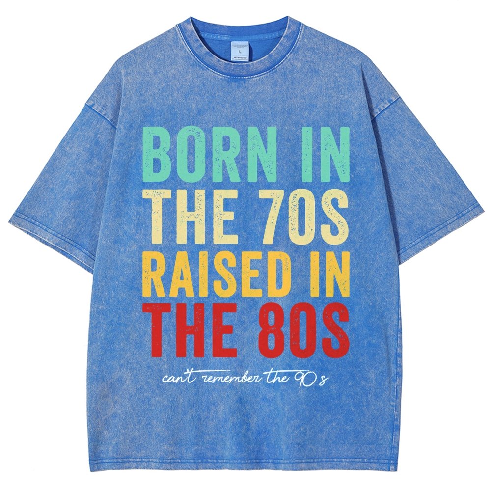 Raised In The 80s Vintage Distressed T-shirt