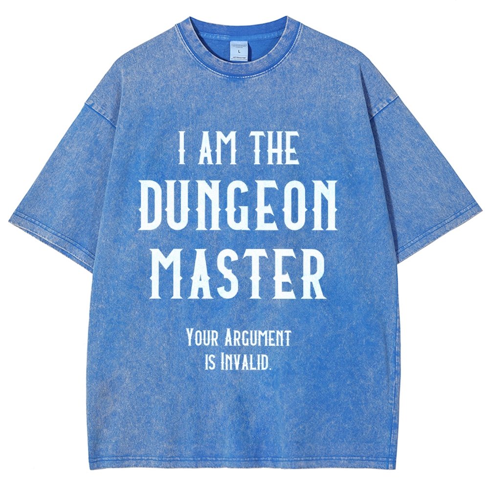 I am The Dungeon Master Nerd Vintage Distressed T-shirt