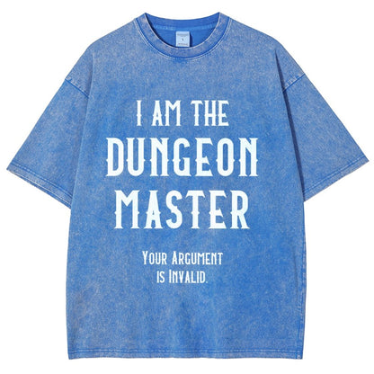 I am The Dungeon Master Nerd Vintage Distressed T-shirt
