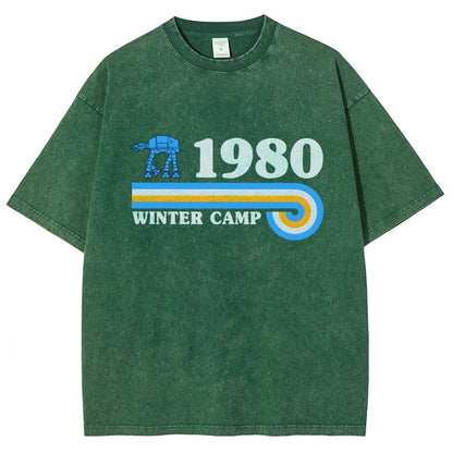 Winter Camp Vintage Distressed T-shirt