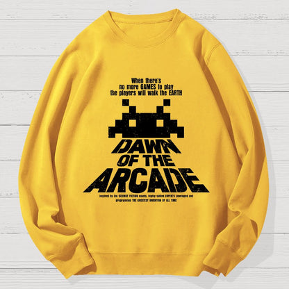 Dawn of the Arcade Geek Cotton Sweatshirt