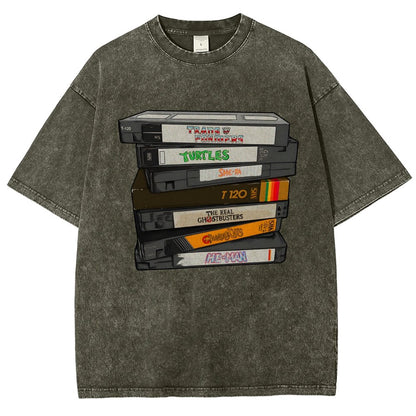 Nostalgic VHS - Action Edition Vintage Distressed T-shirt