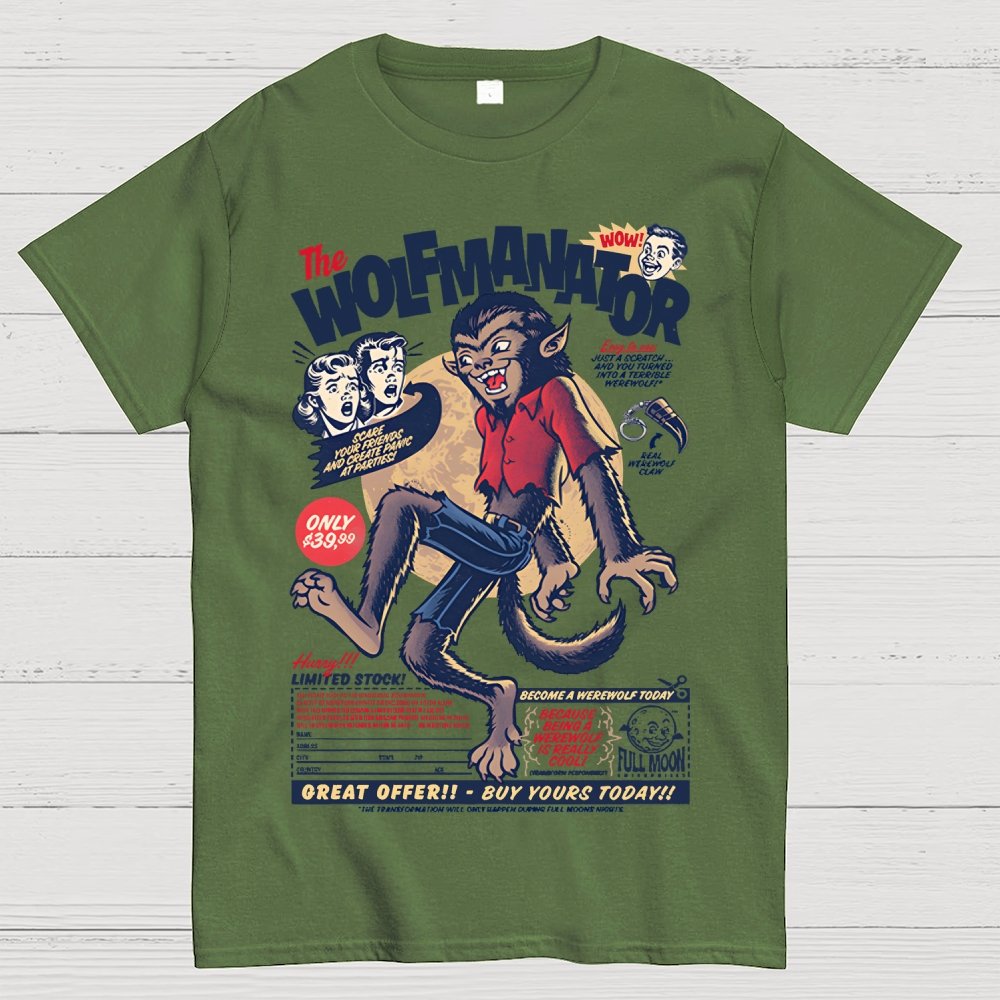 Wolfmanator Geek T-Shirt