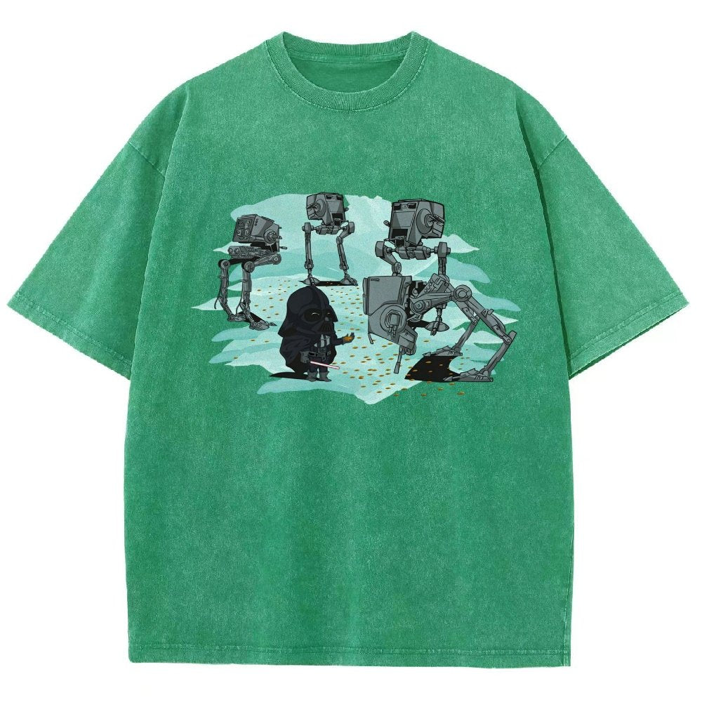 Dark Lord feeds the mechanical bird Vintage Distressed T-shirt