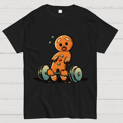 Gingerbread Workout Loosing Arms Geek T-Shirt