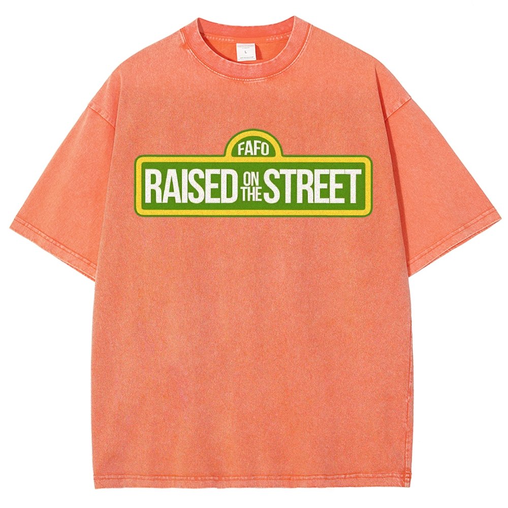 Raised On The Street Buy Now Vintage Distressed T-shirt
