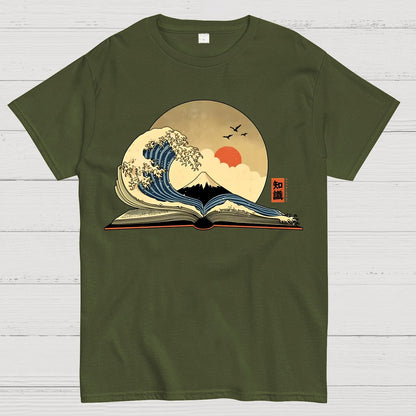 The Great Wave of Knowledge Geek T-Shirt