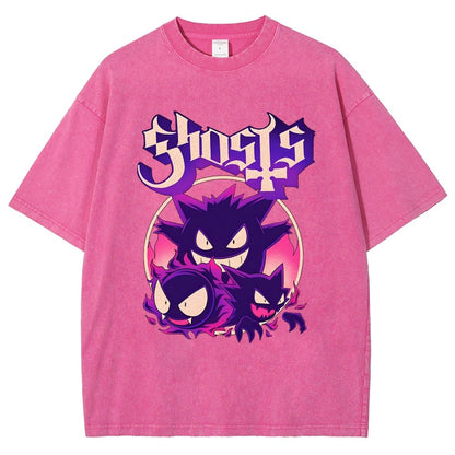 Haunted Ghosts Vintage Distressed T-shirt