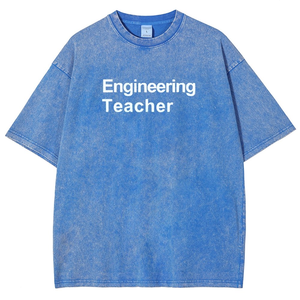 Engineering Teacher Unisex Washed T-Shirt