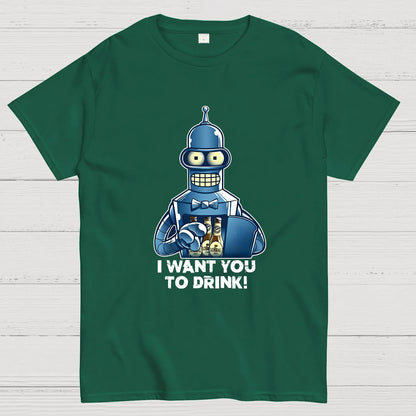 I Want You To Drink Geek T-Shirt