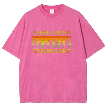 Mystic Land Hiking Club Vintage Distressed T-shirt