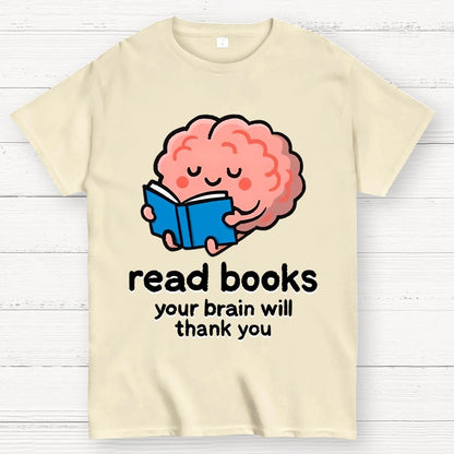 Books for your Brain Geek T-Shirt