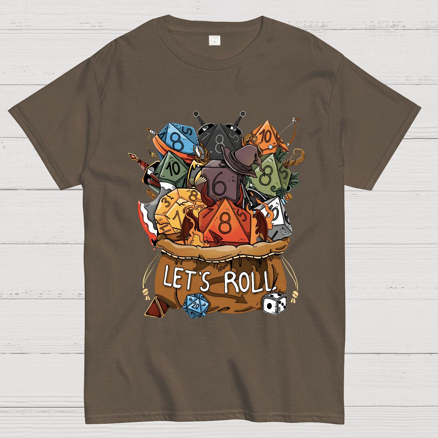 Let's Roll Nerdy T-Shirt