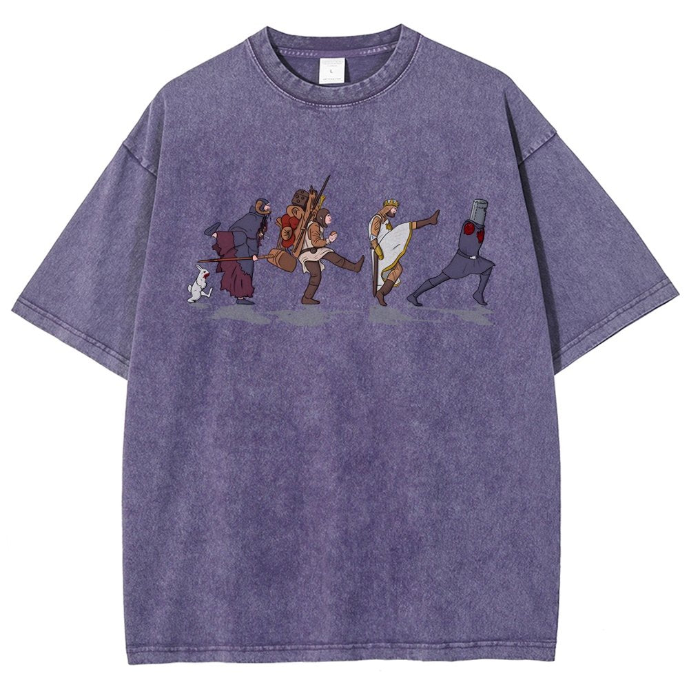 Walking Toward the Grail Vintage Distressed T-shirt