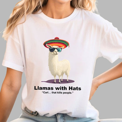 Llamas with Hats Geek T-Shirt