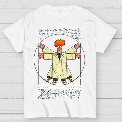 Vitruvian Puppet Geek T-Shirt