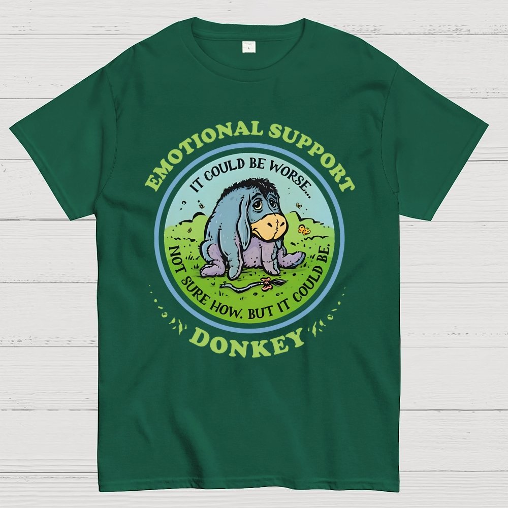 Emotional Support Donkey Geek T-Shirt