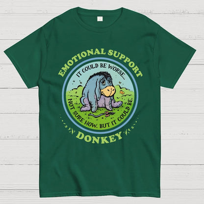 Emotional Support Donkey Geek T-Shirt