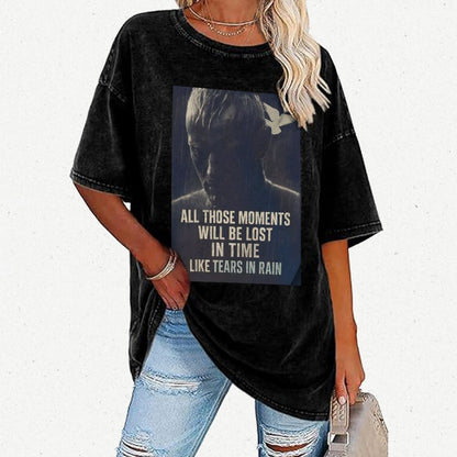 Like Tears in the Rain Vintage Distressed T-shirt