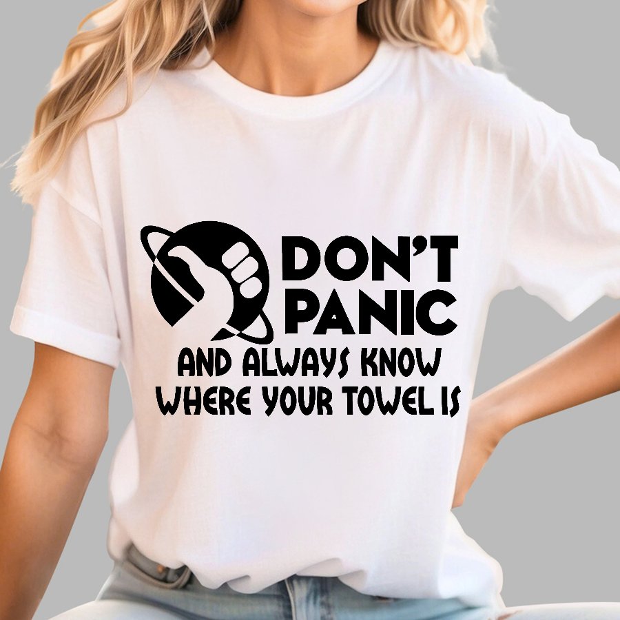 Don't Panic Geek T-Shirt