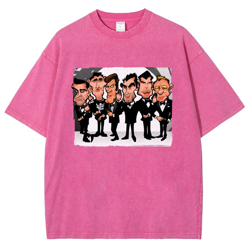 Six Faces One Spy Vintage Distressed T-shirt