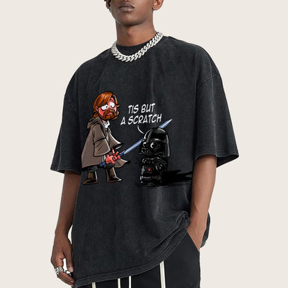 Scratch Clash Tis But A Scratch Vintage Distressed T-shirt