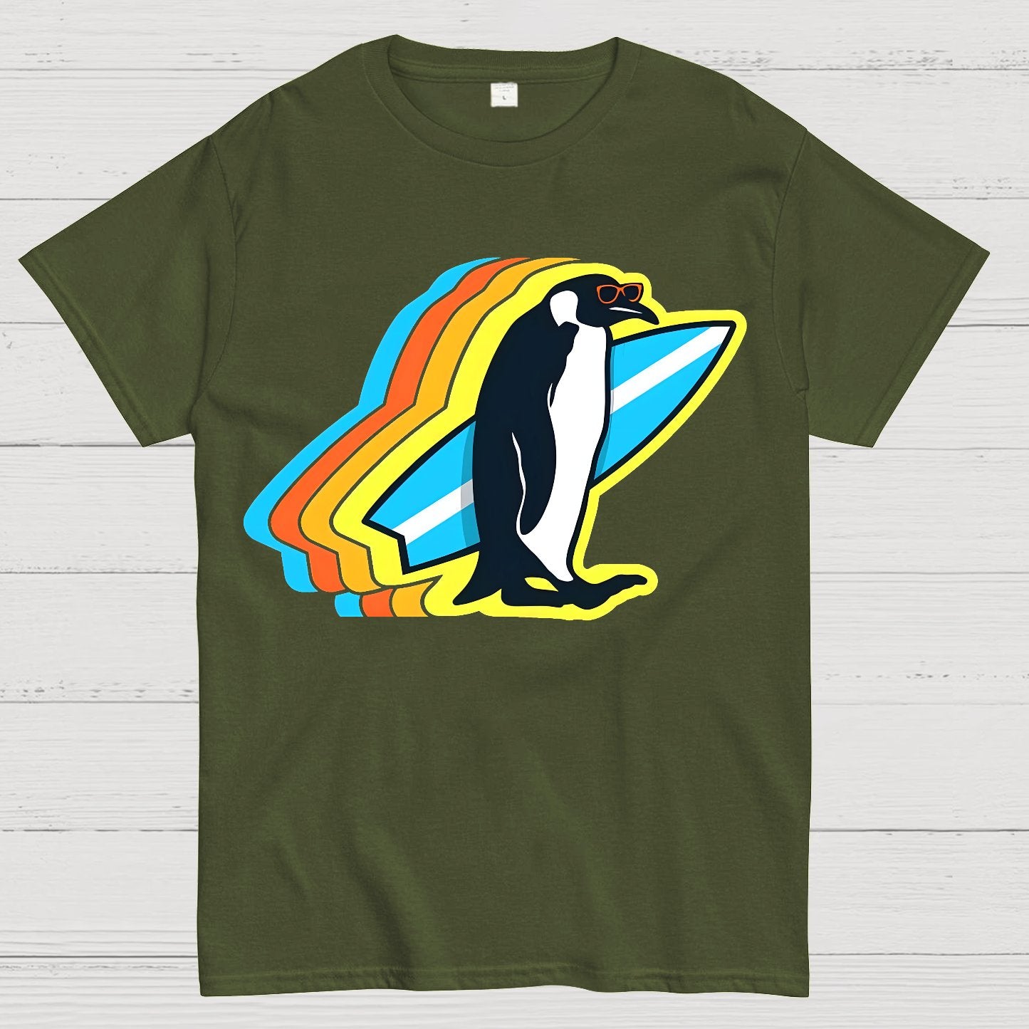 Surf Antarctica Geek T-Shirt