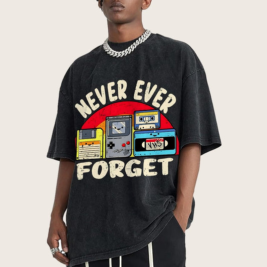 Never Forget Vintage Distressed T-shirt