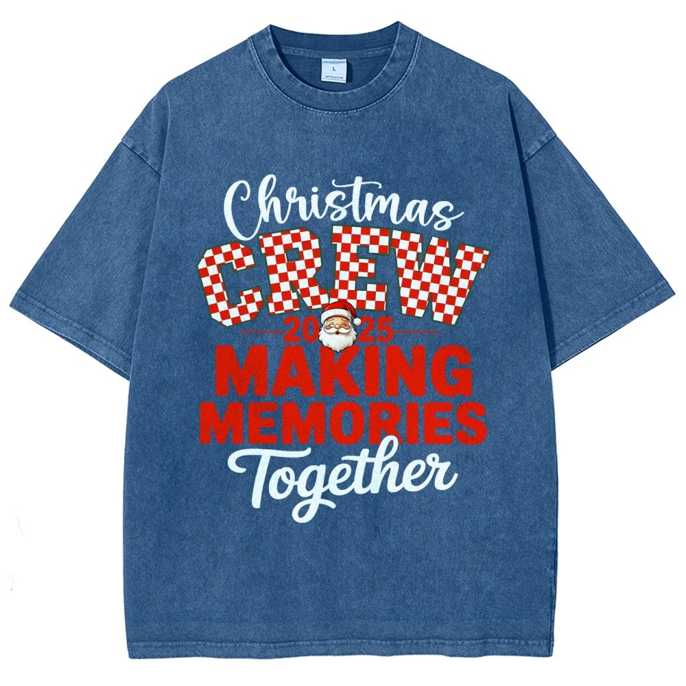 Retro Family Christmas Vintage Distressed T-shirt