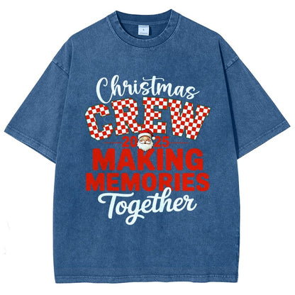 Retro Family Christmas Vintage Distressed T-shirt